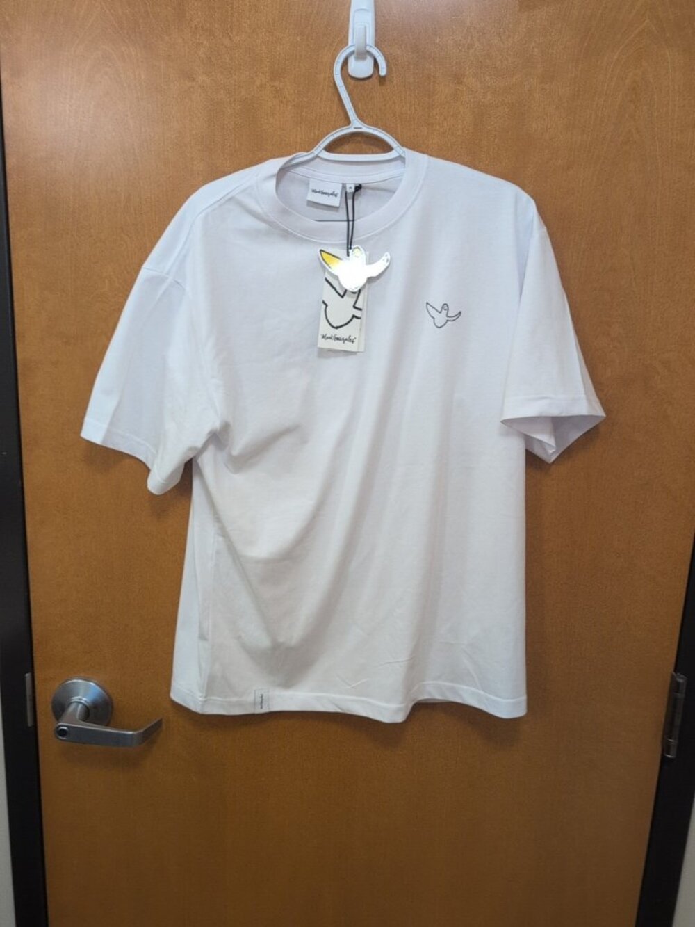 Mark Gonzales Shirt Mens M White Black Shirt Sleeve Tee Skateboarding NWT